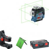 Líniový laser Bosch GLL 3-80 CG + BM 1, L-Boxx - 0601063T00